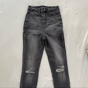 Gray American eagle jeans long